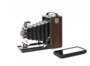Antique camera and camera cell phone