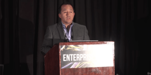 Daniel Elizalde at the Enterprise IoT Summit